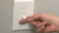 flip light switch on and off