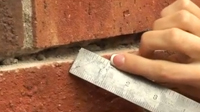 chisel out mortar